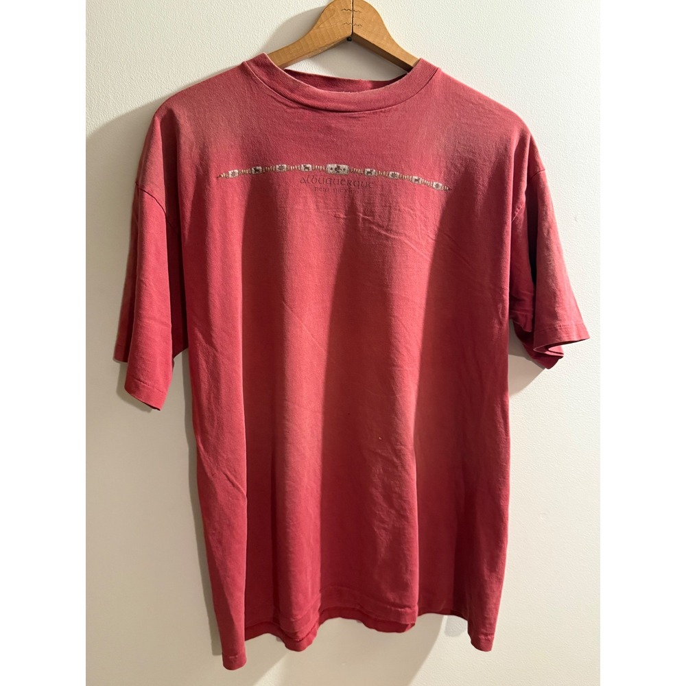 Vintage 90s Mountain High Albuquerque New Mexico T Shirt Red Single Stitch XL